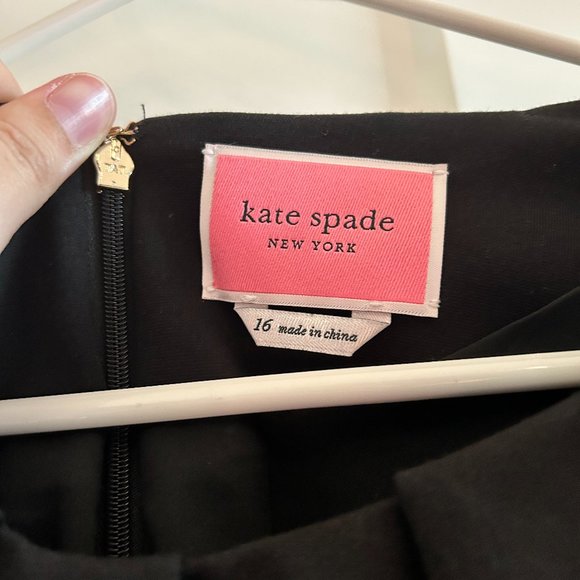 Kate Spade EUC Ponte Pleated-shoulder Dress - Picture 9 of 9
